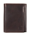 Oil Tan Leather Wallet For Men Durable Full Grain Leather Front Pocket Bi Fold Or Trifold Styles RFID Blocking And ID Window Soft Cotton Duck Lining Everyday Carry Gift For Him