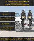 Rear Hydraulic Air Suspension Shock Absorber Strut Set For Infiniti QX56 2011 2013 And QX80 2014 2023 Left And Right Replacement