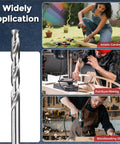Kozelo 12pc drill bit set, HSS M2, 1.778mm (#50), uncoated with 135° cutting angle for metal and wood