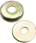 Radius Arm Bushing For Durable OE Style Fit And Function With A High Grade Rubber Compound That Withstands Heat Salt Road Grime And Oils For Long Lasting Suspension Performance Built To Last. two zinc-coated metal washers