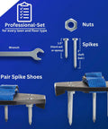 Adjustable Strap Lawn Aerator Shoes For Deep Lawn Aeration And Screed Use With 2 Inch Spikes And 1.5 Inch Optional Nails, tools image
