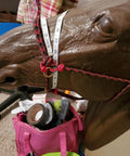 Sliding Ring Rope Halter For Horse Training All Ages And Types Keeps Your Halter From Twisting And Helps Teach The Basics displayed on model