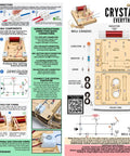 AM Radio Receiver Kit For STEM Projects: Educational Electronics With Tuned Circuit, No Batteries Or Soldering, Powered By Ambient AM Radio Waves, Real Radio Build For Dope Hands On Learning And Troubleshooting. crystal radio kit parts layout