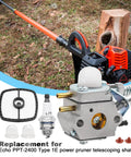 Carburetor Replacement For Echo PPT 2400 And SRM 2400 Trimmers Direct Fit For PPFD 2400 PP1250 PP1260 PP1400 WT 424 WT 424C