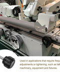 Lathe machine with 20 Pack M3 X 12mm Knurled Thumb Screws Clamping Knobs With 14mm Round Plastic Heads for adjustments