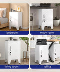 24.4 Inch High Metal Locker Cabinet With One Door And Adjustable Shelves in bedroom, study room, living room, and office