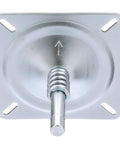 Lock N Pin Boat Seat Mount Three Quarters Inch Steel Pin With Spring Tilt Adjustable Marine Seat Bracket visible from front