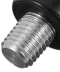 Close-up of M10x80 threaded screw for OUNONA 4 Pack Rotational Handwheel With M10x80 Thread Screw Crank Handle Grip.