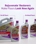 Floor Restorer And Polish Fills Scratches And Restores Shine Without Sanding For Hardwood Laminate Vinyl Tile And More Easy Mop On