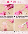 Step-by-step instructions for using Snow Globe DIY Tumbler Tool Kit For Beginners With 15 Piece Essentials and Storage Box Pink.