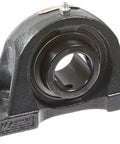 Heavy Duty Two Bolt Pillow Block Bearing With 1 11/16 Inch Bore, cast iron housing, double sealed closure, alloy steel insert