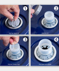 Steps to open 5-gallon pail of ISO 46 AW Hydraulic Oil Heavy Duty Fluid For Industrial Machinery And Equipment The Go To Workhorse With Anti Wear Protection Oxidation And Corrosion Resistance Long Lasting Performance