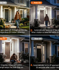 Motion Sensor A19 LED Bulb For Dusk To Dawn Security Lighting, 8.5W No Fuss 60W Equivalent, frosted bulb in porch light, auto on/off
