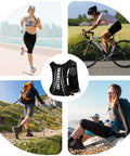 Hydration Vest Backpack 5L For Hiking And Cycling Unisex Water Backpack with adjustable straps and reflective strips in use outdoors