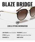 Phantos Shape Nonpolarized Sunglasses For Men And Women With Brown Gradient Lenses Dope Everyday Gear Includes Official Eyewear Kit