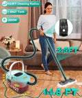 Mint Green 19 In 1 Detachable Steam Mop With Handheld Unit And Huge 54 Oz Tank For Quick Deep Cleaning On Wood Tile And Carpet That Really Kicks Gunk To The Curb Every Time in use on wooden floor.