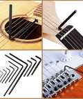 Eleven Piece Guitar Allen Wrench Set with Lengthened Ball End Wrenches for Truss Rod and Nut Locking Screws Includes 4mm and 5mm