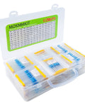All In One Metal Film Resistor Kit With 1500 Pieces Ranging From 1 Ohm To 10 Mega Ohm 1 Percent Tolerance Half Watt 3mm Body