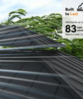 Grill-Ready Outdoor Gazebo 10 By 12 Ft Hardtop With Double Roof in wind, showing durability against 83 mph winds.