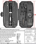 Premium 152 in 1 Precision Magnetic Screwdriver Set With Crv Steel Bits For Laptop, Phone, Console, PC And Watch Repair Kit Including Torx Tools case open