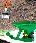 Cordless Handheld Seed And Fertilizer Spreader With Adjustable Feed Rate Portable Broadcast Spreader For Lawns and Gardens
