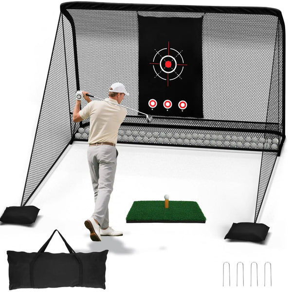 10x7ft Golf Hitting Practice Net | Boost Your Golf Game ✓