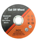 Cut Off Wheel 4.5 inch stainless steel cutting disc for angle grinders, 0.047 inch thick, 7/8 inch arbor, Amazon brand