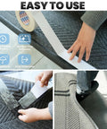 Double Sided Rug Tape for Area Rugs Heavy Duty Adhesive that Grips Hardwood Tile and Carpet. Easy to apply without mess.