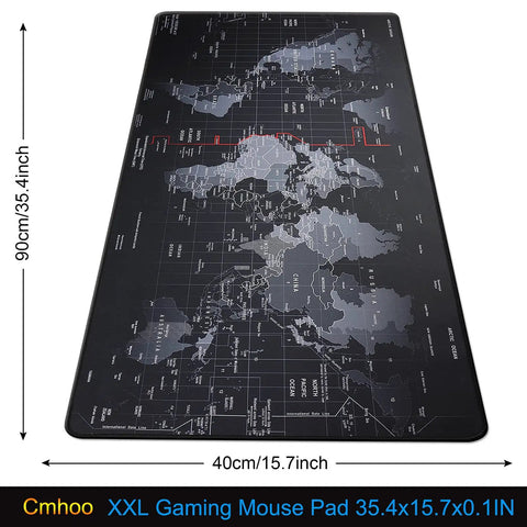 XXL Gaming Mouse Pad With Ultra Smooth Surface And Durable Anti Fray Stitching, Extra Large Desk Mat 35.4 By 15.7 Inches