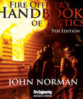 Cover of Officer's Handbook Of Tactics For Firefighting Fifth Edition with firefighters battling a blaze at night.
