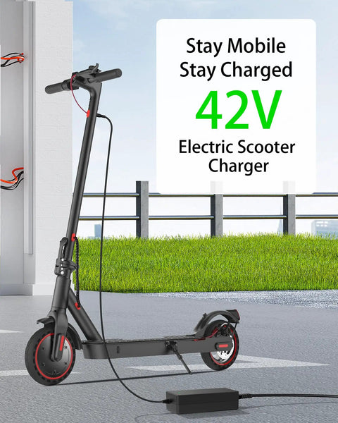 42V 1.7A Electric Scooter Charger For VOLPAM Q1 SP06 SP03 SPT7 36V Li Ion Battery Power Adapter With 9.8 Ft Cord Replacement Suitable For Home Or Travel Charging On The Go