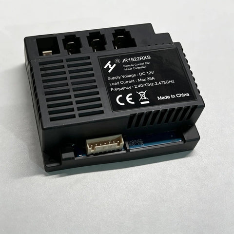 12V JR1922RXS Receiver With 2.4G Bluetooth Remote For Power Wheels Ride On Toys High Power Control Box, top view
