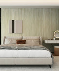 Bedroom with Thickened Brown Wood Grain Wallpaper 16x354 Peel and Stick Wood Textured Oak Removable Waterproof Self Adhesive Vinyl Wrap