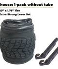 20 Inch Bike Tire Replacement Kit With Tools For Kids And BMX Bikes Fits 20x1.75 Tubes Tires Rims Front Or Rear Wheels Includes Essential Tire Tools 1 Pack Or 2 Pack No Tube Option Upgrade From Stock Parts 20x1.75 tire and levers