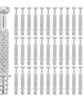 200 Pcs Heavy Duty Cam Lock Screws With 40Mm Furniture Connector Bolts arranged in a grid, ideal for quick cabinet assembly.