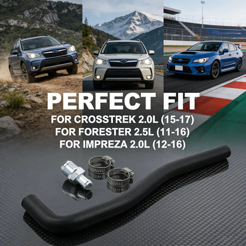 High Performance PcV Hose Kit And Control Valve Repair Set For Subaru Forester Crosstrek Impreza To Fix Leaks And Boost Engine Freshness, hose and clamps