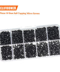 600 Piece Go-To Micro Phillips Screws Set For Laptops And Electronics In Ten Sizes M2 M2.3 M2.6 M3 pan head self-tapping