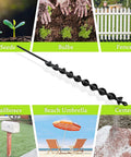 1.2 Inch By 24 Inch Planting Auger Drill Bit With 24 Inch Long Handle For Easy Garden Digging