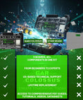 Ultimate Arduino Starter Kit With Five Main Boards And 100 Plus Parts For IoT And Smart Robot Projects, organized in toolbox