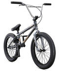 Legion L60 Kids Freestyle BMX Bike Park And Street Ready, 20-Inch Wheels, gray Hi-Ten steel frame, shown from front-side angle