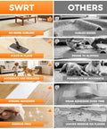 Comparison of Heavy Duty Double Sided Carpet Tape 2 Inch By 30 Yards For Rugs, Hardwood Floors, Tile And More showing benefits over others