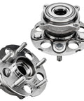 Rear Wheel Bearing Hub Assembly Set For Honda CR-V 4WD 2007-2011 And Acura RDX AWD 2007-2012 And 2016-2018 AWD, 5 Lug, ABS Encoder, Bolt-On 2 Piece Kit With Left And Right Hubs
