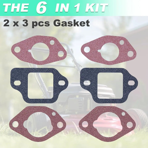 Image of Honda Carburetor Gasket Kit For GCV Series Engines GCV160 GCV135 GCV190 GSV190 And Lawn Mower Models Like HRS216