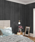 Peel And Stick Wood Grain Wallpaper For Countertops And Cabinets Waterproof Self Adhesive Contact Paper Black Modern Kitchen Backdrop