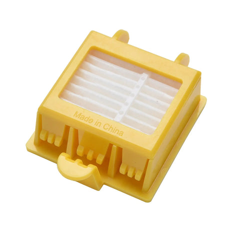 Yellow HEPA filter from 20 Pack Replacement Parts Kit Compatible With IRobot Roomba 700 Series Vacuum Cleaners Includes Roller Brushes X2 Pairs