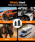 30 Pcs Tire Plugs Screw Type Emergency Tire Repair Kit With Screwdriver For Cars Trucks Motorcycles And Bicycles infographic