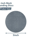 Heavy Duty 5 Inch 60 Grit Sanding Discs 70 Pack With Hook And Loop Sander Pad For Orbital Sanders size illustration