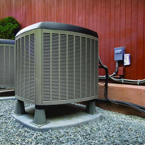 Outdoor central air conditioning unit with CD1-024R Compressor Defender keeps your central air conditioners and heat pumps running smooth.