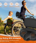 Oversized Noseless Bike Seat With Backrest 13 By 9 Inch Ultra Wide Saddle For Ebikes Tricycles And Stationary Bike Cushions with backrest and foam cushion