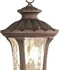 Oxford 3 Light Outdoor Hanging Lantern in Imperial Bronze with detailed amber glass, classic traditional style for porch patio garden.